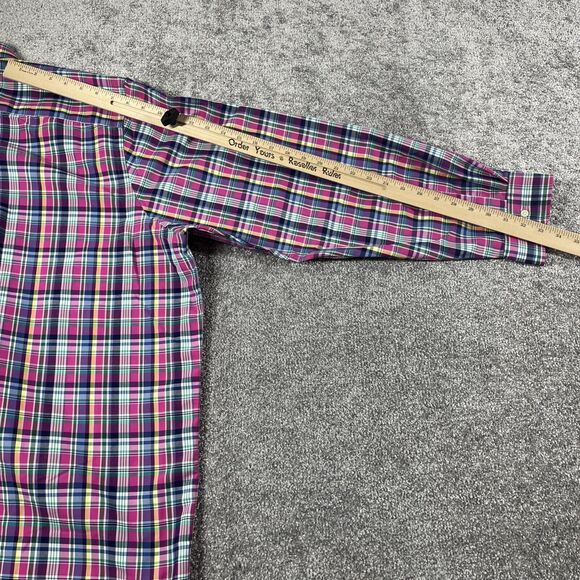 Polo Ralph Lauren Button Down Shirt Mens 3XB Performance Plaid Wicking Cooling - Picture 14 of 15